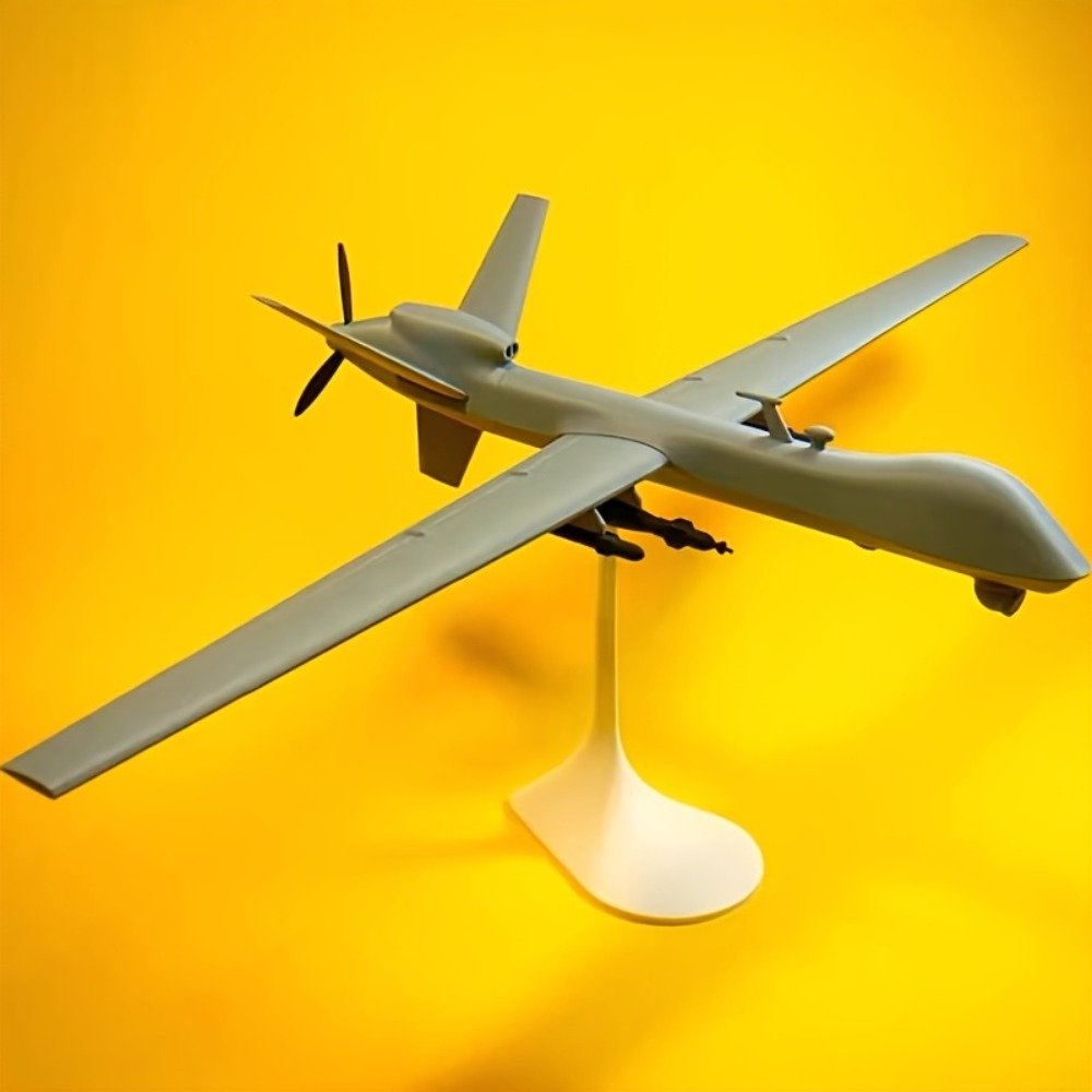 Drone 3D Modeling - 3D-gedrucktes MQ-9 Reaper-Drohnen-Bausatzmodell, US-Militär-Predator-Drohne, unmontierte Panelteile,