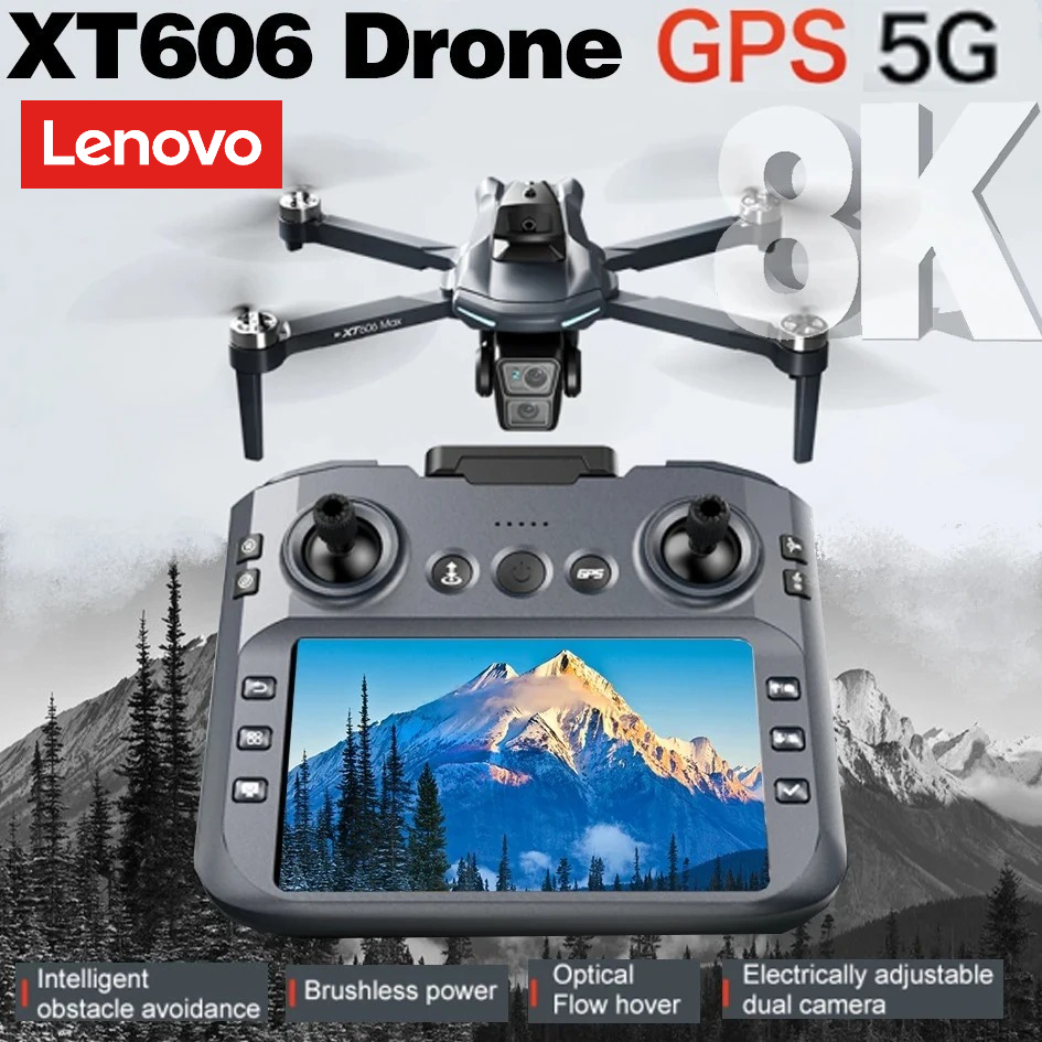 Drone Multispectral - Lenovo XT606 Drohne Professionell 8K HD