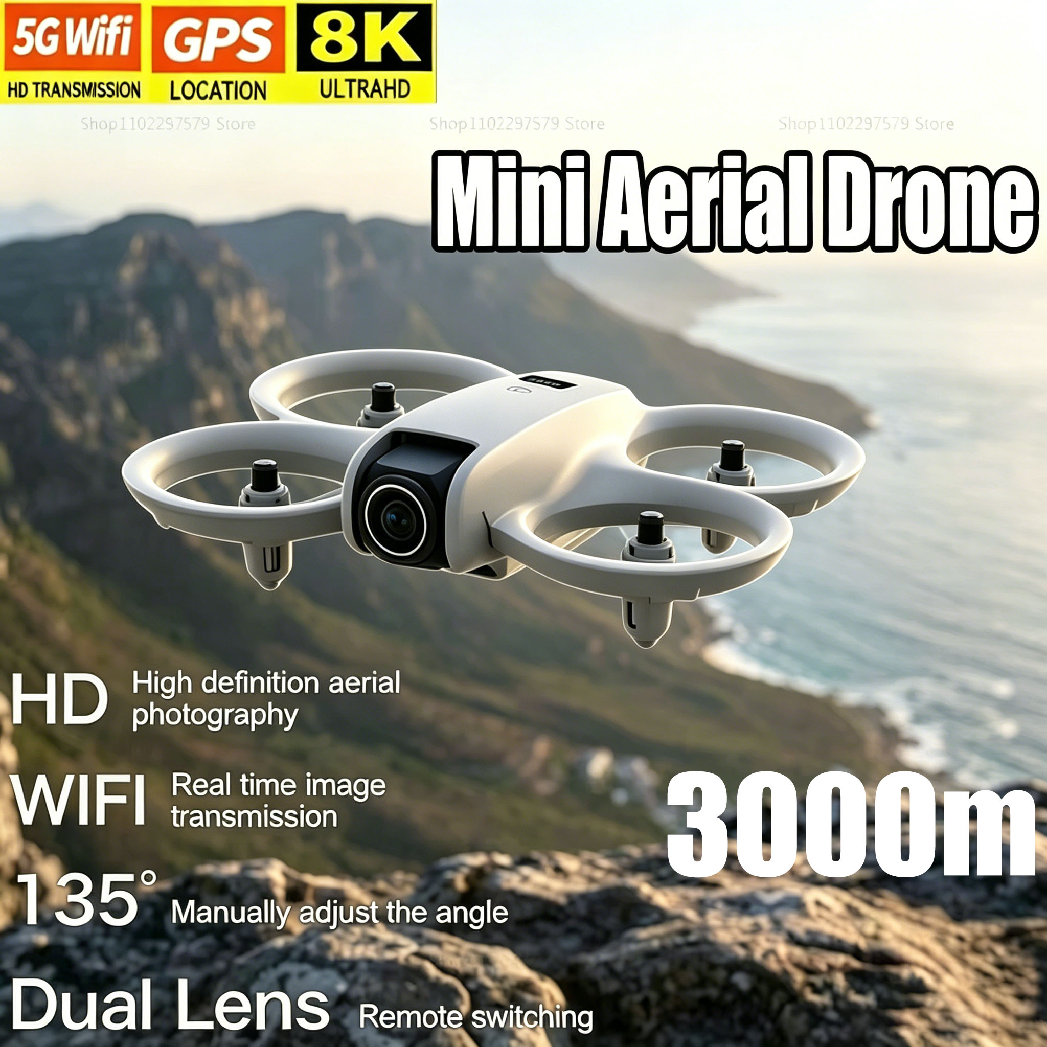 Drone Video Production - Mini-Drohne mit 8K HD-Kamera FPV Faltbarer