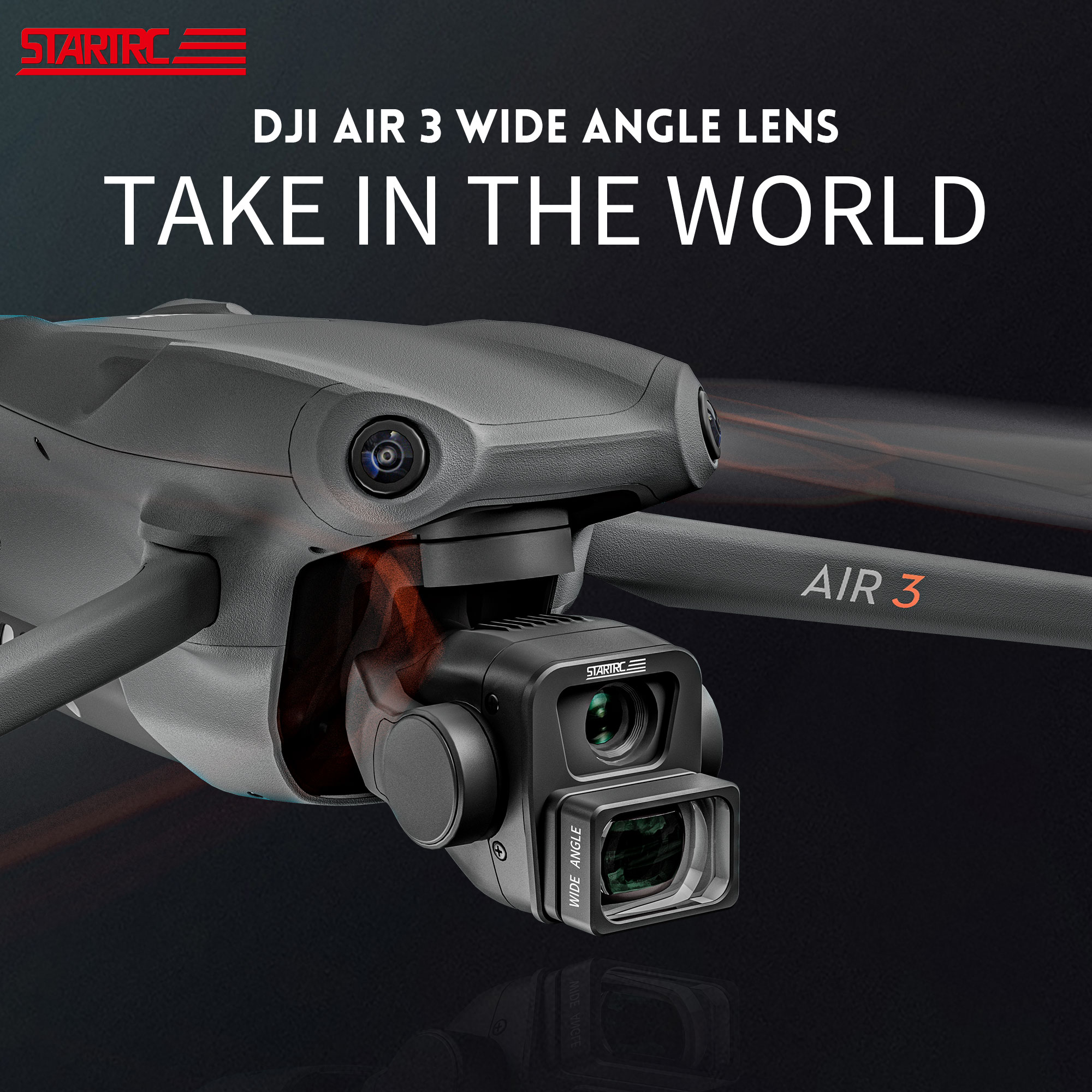 Drone Photogrammetry - STARTRC PHOTO Weitwinkel-Filter für DJI Air