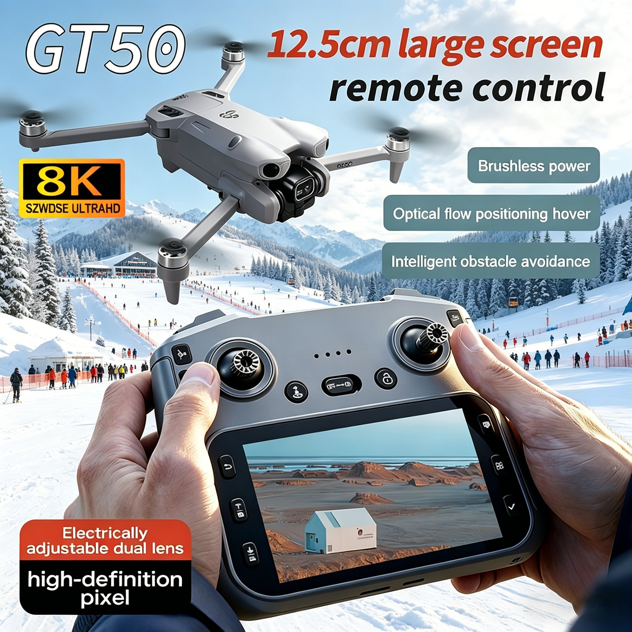 Drone Video Production - GT50 PRO Mini 5 Pro RC