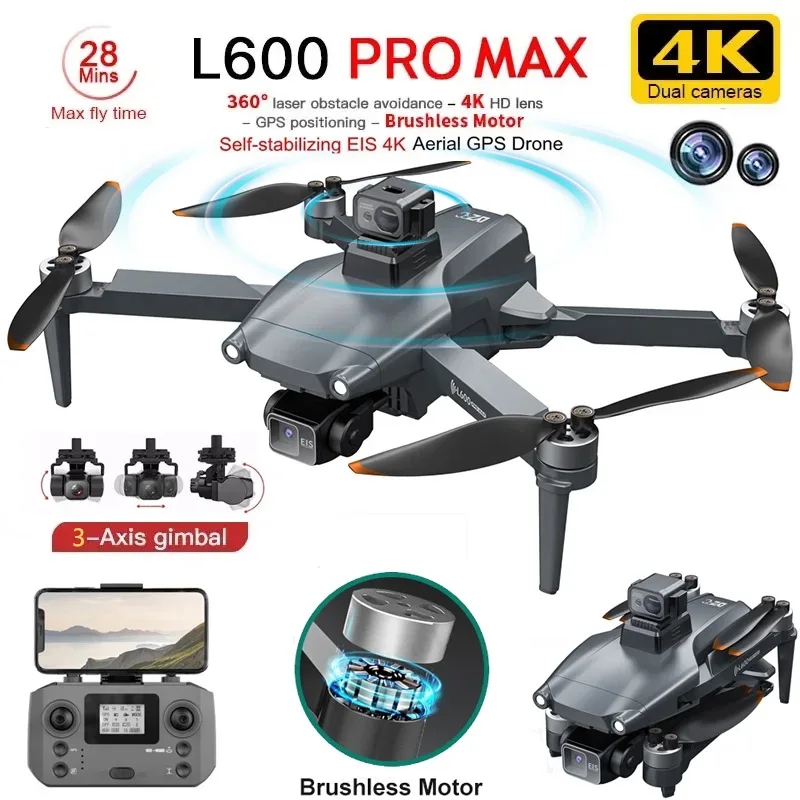Drone Aerial Photography - L600 PRO MAX GPS Drone Professionelle
