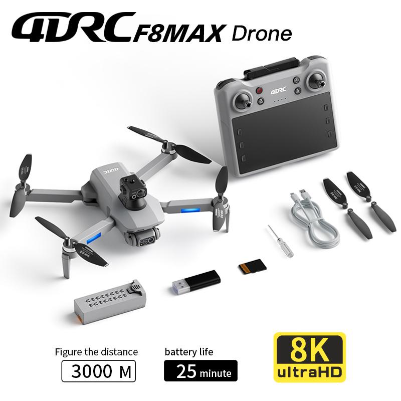 Drone Surveying - F8 MAX GPS-Drohne, professionelle 8K-Kamera, 5G