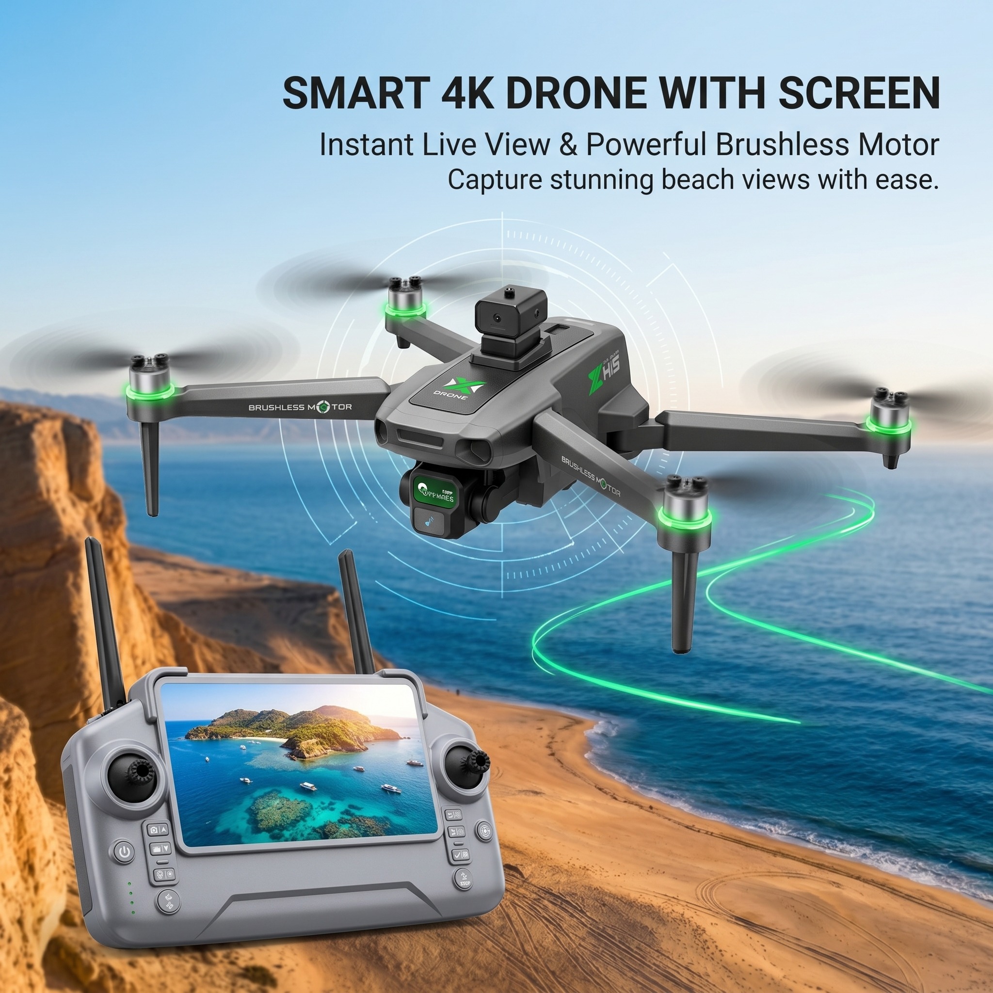 Drone Multispectral - 2026 Neue ZH8 Drohne mit 4K-Kamera