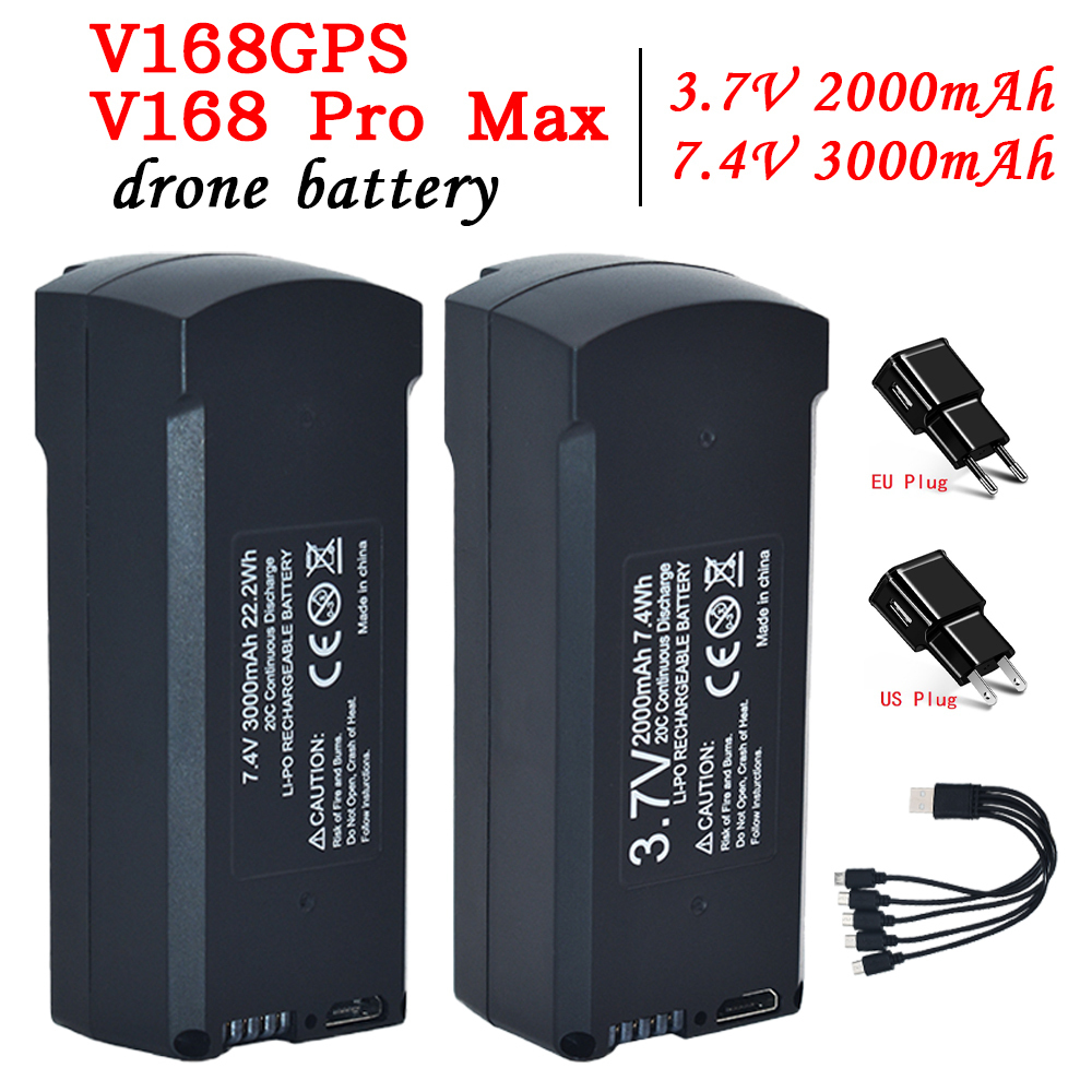 Drone Mapping - GPS V198 7,4V 3000mAh Akku RC