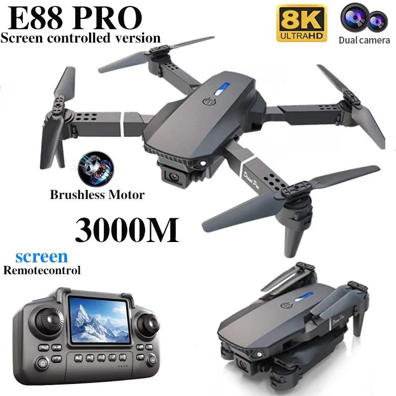 Professionelle E88 PRO Drohne  – Drone Surveying Bewertung und Preis