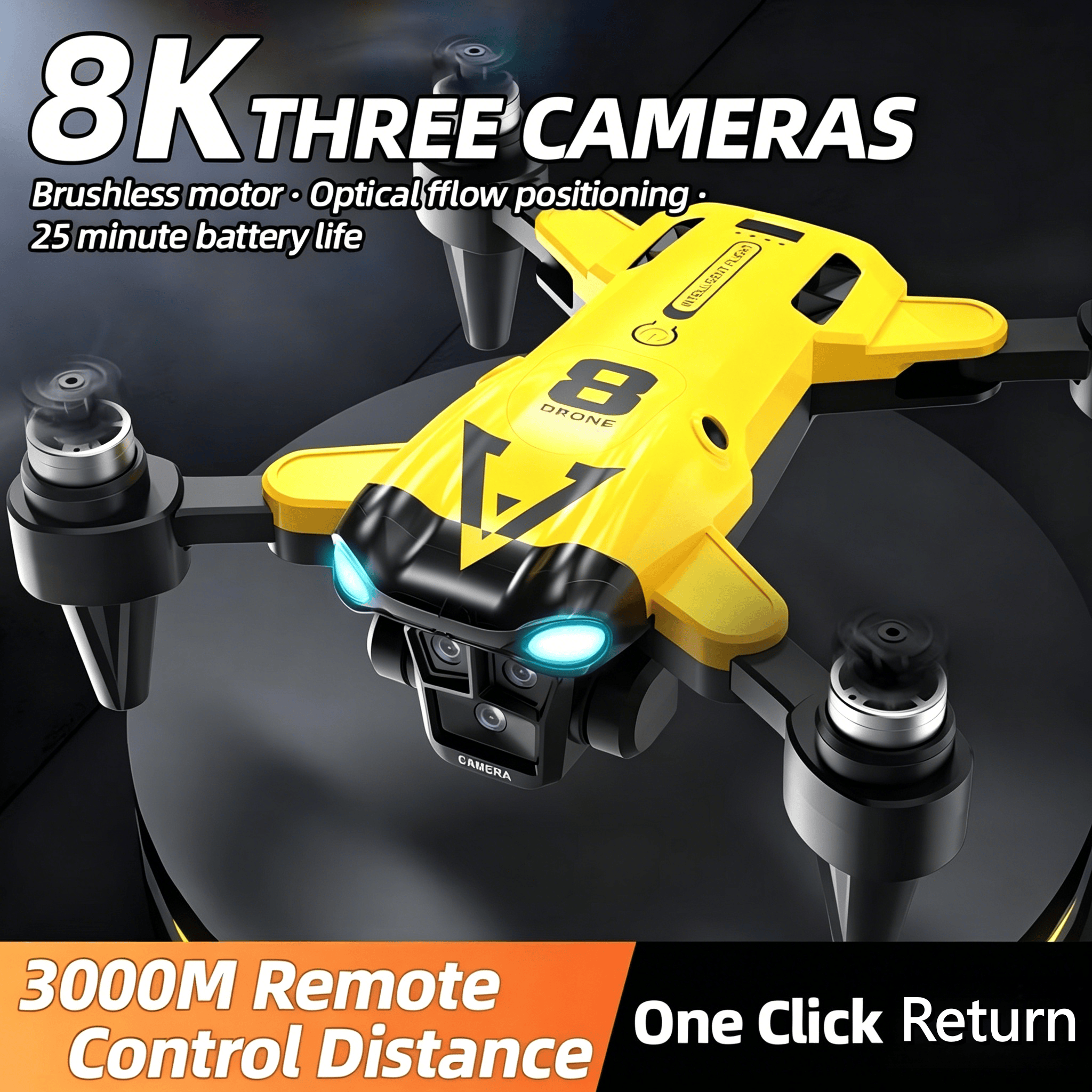Neuer Quadcopter mit drei Kame – Drone Aerial Photography Bewertung und Preis