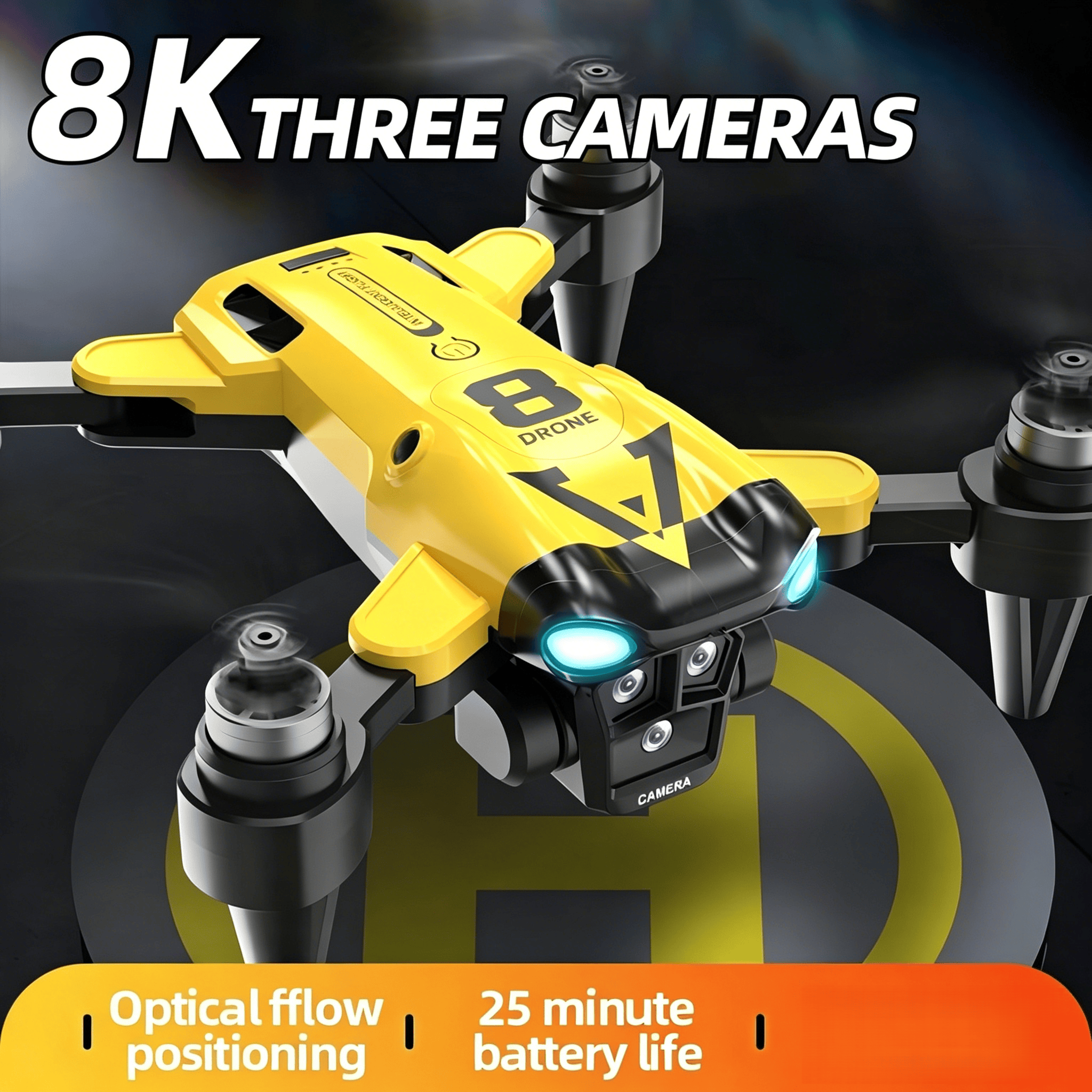 Neuer Quadcopter mit drei Kame – Drone Aerial Photography Bewertung und Preis