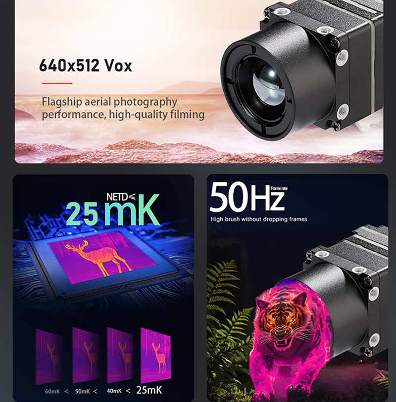Neu eingetroffen: 640x512 FPV- – Drone Thermal Imaging Bewertung und Preis